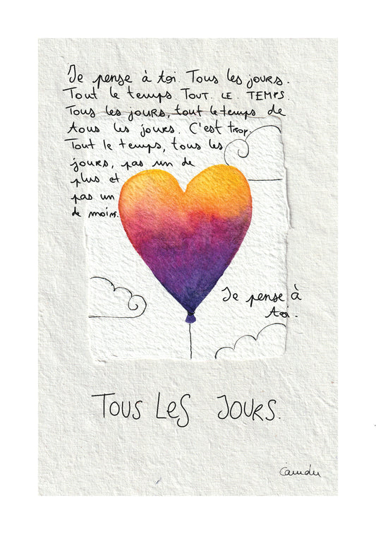Tous les jours - Print