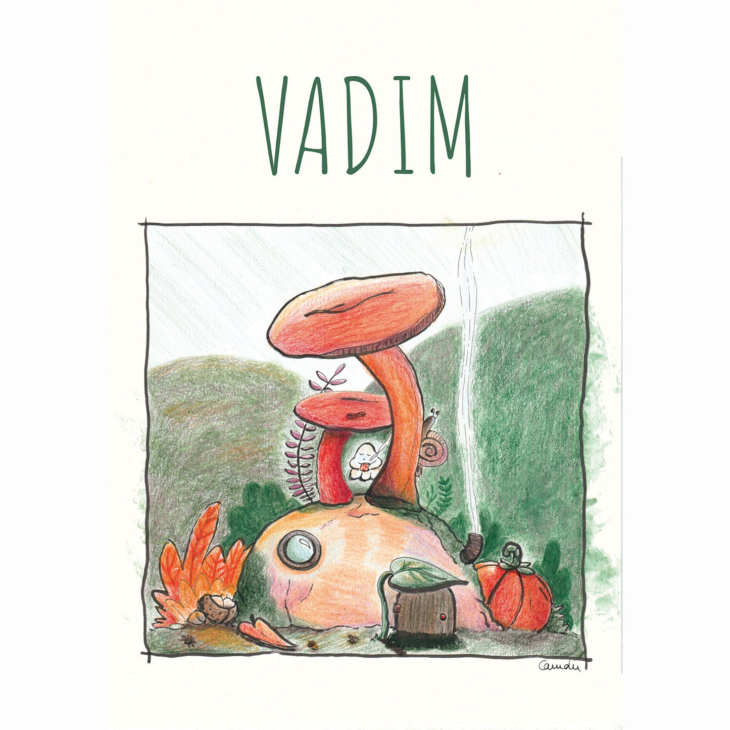 Douceur d'automne - tirage d'art personnalisable