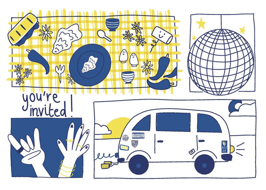 Un faire-part de mariage unique pour Caroline et Thomas