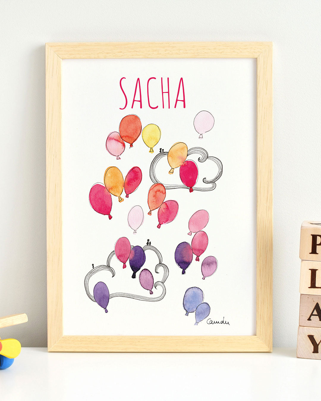 La danse des ballons - Affiche personnalisable