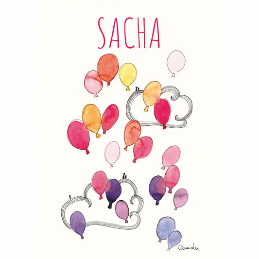 La danse des ballons - tirage d'art personnalisable