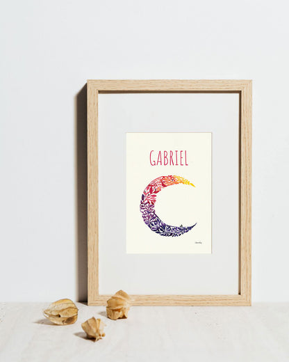 Clair de lune - Affiche personnalisable