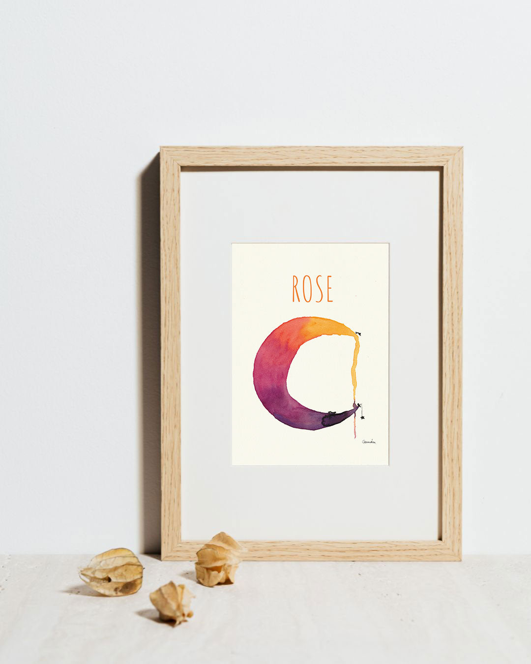 Bain de lune - Affiche personnalisable