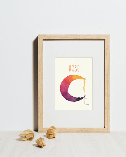 Bain de lune - Affiche personnalisable