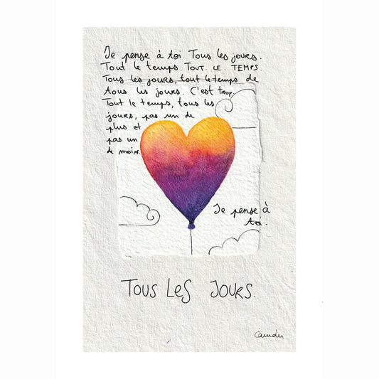 Tous les jours - Print
