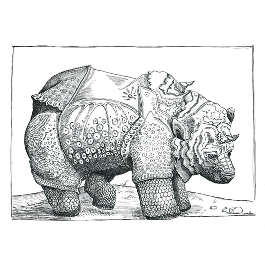 Ours guerrier - Tirage d'art