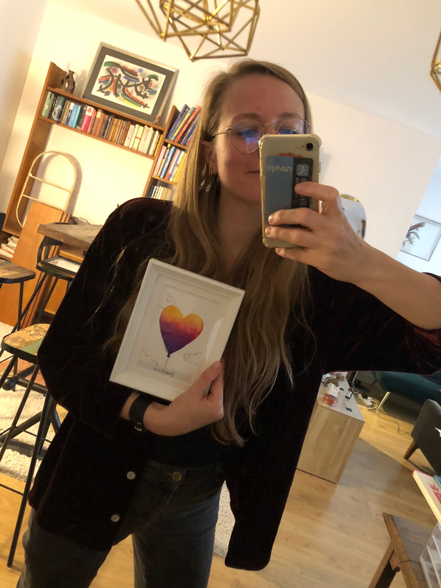 "Par-fait" - Œuvre unique à l'encre et aquarelle