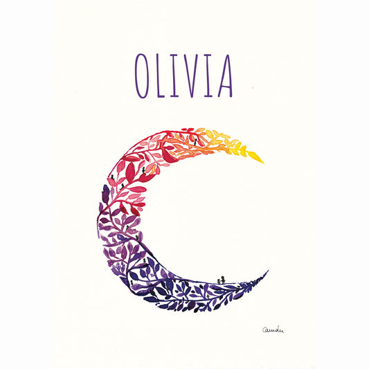 Clair de lune - tirage d'art personnalisable