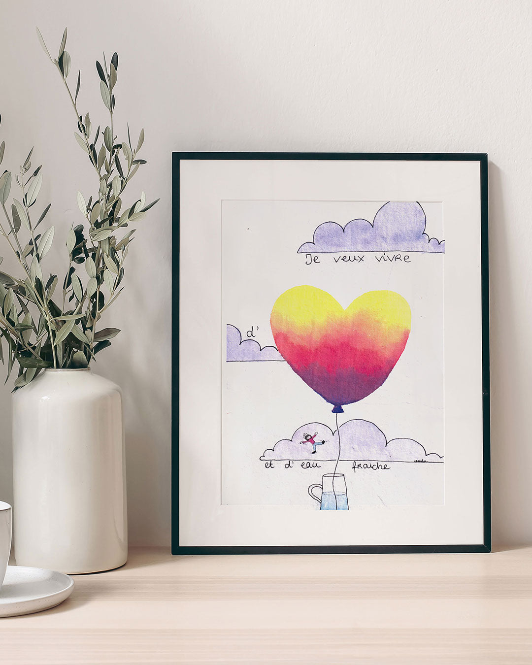 D'amour et d'eau fraiche - Tirage d'art en édition limitée