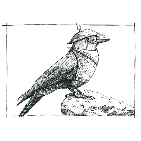 Oiseau guerrier - Tirage d'art