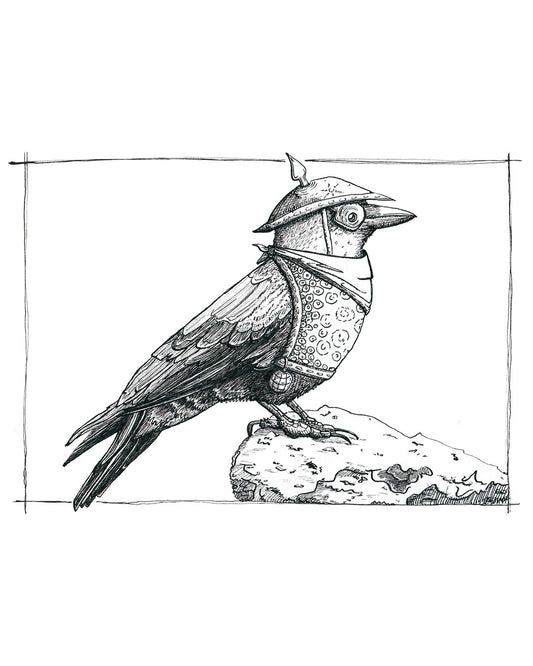Oiseau guerrier - Tirage d'art en édition limitée