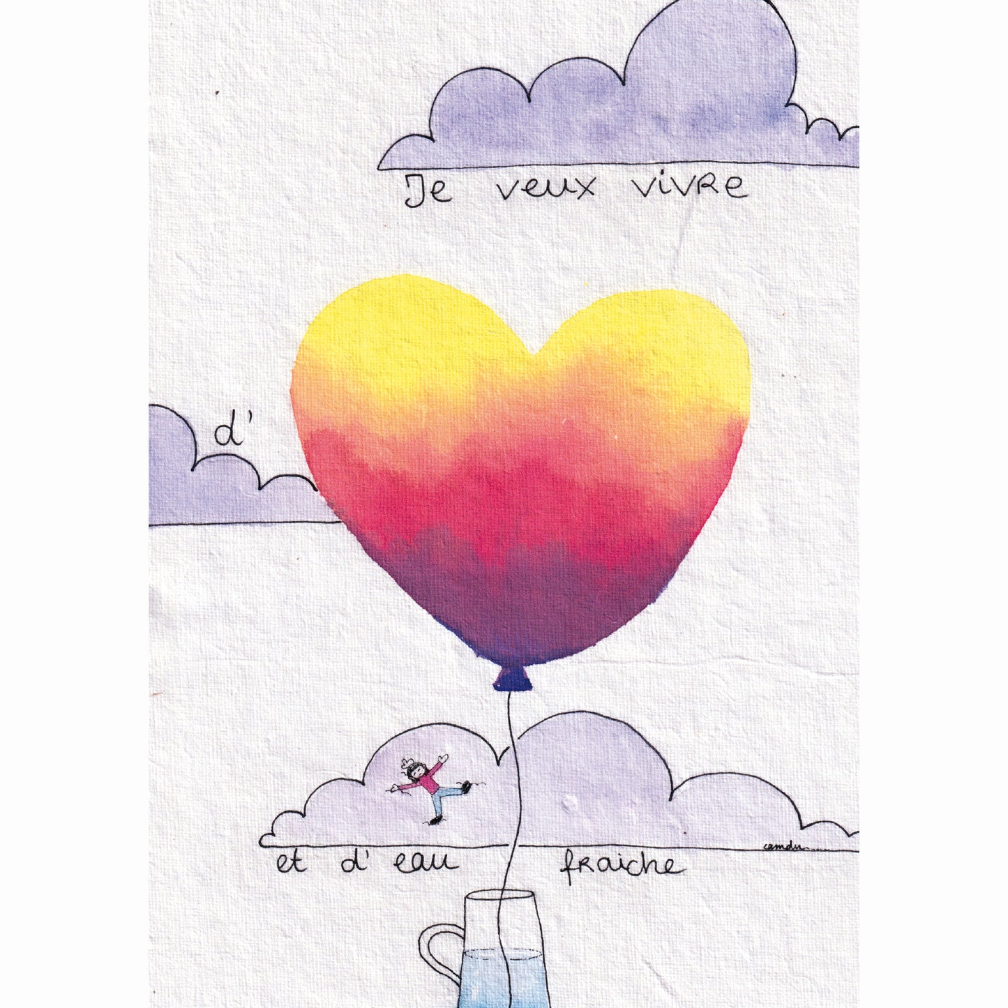 D'amour et d'eau fraiche - Print